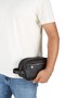 Men's Leather Portfolio Clutch Shaving Cosmetic Care and Daily Handbag Black - 6