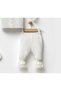 Lace Detailed Velvet 5-Piece Baby Set - 4