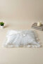 Pleated Tulle Bag – Silver Embroidered, Ornamental Bag for Bride and Groom's Dowry - 2