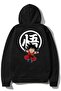 Unisex Hooded Sweatshirt Goku Print Detailed - Large Size Sweatshirt
