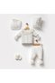 Lace Detailed Velvet 5-Piece Baby Set - 2