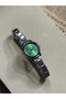 Nomi Italian Adjustable Silver/Silver Green Snowflake Bracelet Watch