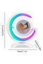 Karaoke Portable Bluetooth Speaker with Two Wireless Mics (White) - 4
