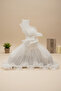 Pleated Tulle Bag – Silver Embroidered, Ornamental Bag for Bride and Groom's Dowry - 2