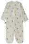 Organic Interlock Booties Jumpsuit (Organic Fun Moment) Ecru - 2