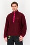 Men Sportswear Fit Long Sleeve Outdoor Sweatshirt, Maroon