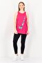 Women Standard Fit Sleeveless Training Tank Top, Dark Pink - 4