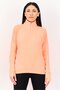 Women Standard Fit Long Sleeve Outdoor T-Shirt, Bright Orange