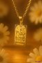The Dog Worshipper Tarot Necklace |   Gold Color Stainless Steel Necklace - 2
