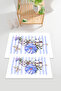 Digital Printed Washable and Non-Slip Floral Butterfly Figured Bath Mat Toilet Set