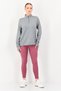 Women Sportswear Fit Brand Logo Running Sweatshirt, Grey - 4