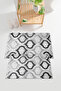 Digital Printed Washable and Non-Slip Base Mug Model Patterned Bath Mat Toilet Set