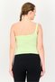 Women Sportswear Fit Sleeveless Outdoor Top, Light Green - 3