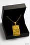The Dog Worshipper Tarot Necklace |   Gold Color Stainless Steel Necklace - 3
