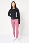 Women Sportswear Fit Long Sleeve Outdoor Sweatshirt, Black - 2