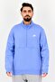 Men Sportswear Fit Long Sleeve Outdoor Sweatshirt, Blue