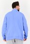 Men Sportswear Fit Long Sleeve Outdoor Sweatshirt, Blue - 2