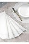 2 Pieces Embroidered Linen American Service - Linen Plate