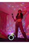 Portable Bluetooth Karaoke Speaker with 2 UHF Wireless Microphones & Disco Ball - 6