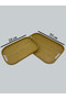 2-Piece Bamboo Wooden Rectangular Tea Coffee Serving Luxury Presentation Tray with Handles - 5