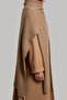 وشاح محبوك مسطح - بني - 5
