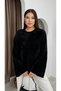 Women's Black New Season Crew Neck Spanish Sleeve Stylish Knitwear Sweater. 2559 - 8