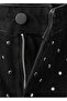 Wide Leg Jeans with Rhinestones - 5
