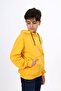 Mustard Boys' Relaxed Fit Hooded Pocket Lightweight Drop Shoulder Printed Sweatshirt - 2 Thread - 3