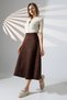Long Suede Skirt Flawless/Mevlana Model - 8