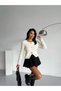 New Season Bearded Button Detailed Sweater Women