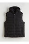 Southblue Black Slim Fit Stand Collar Men's Vest - 7