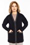 Women's Middle-Aged First-Class Polybutylene Yarn Mother Button Cardigan 30412 - 2