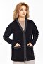 Women's Middle-Aged First-Class Polybutylene Yarn Mother Button Cardigan 30412 - 3