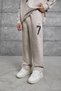 Men's Tracksuit Set Nmrc Number 7 Set Cream Oversize Loose Fit 3 Yarns Without Drawstrings - 3