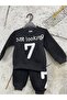 3 Yarn Fleece-Lined Unisex Children's Tracksuit Pajama Set - 2