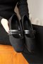 Gracy Women's Suede Buckle Ballerina Square Toe Elegant Flat Sole Casual Shoes