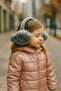 Girls' Plush Earmuffs - Ear Protection Beanie