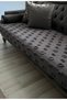 Sorina Pompon Sofa Cover Anthracite 100*240
