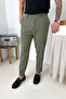 Men's Regular-Fit Premium Quality Old Money Fabric Trousers Khaki - 2