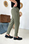 Men's Regular-Fit Premium Quality Old Money Fabric Trousers Khaki - 3