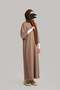 Fakir Kol Cotton Sports Suit - Light Brown