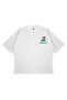 Unisex Oversize Casablanca Mountain Printed Boxy Fit Thick Fabric (240Gsm) T-Shirt