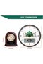 Large Round Wall Ana-Digi Automatic Azan Athan Prayer Clock Qibla Muslim CR-23 (Madinah) Gray/white - 6