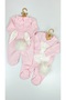 Pink Rabbit Themed Hospital Release Newborn Baby Set - 2
