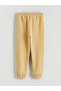 Yellow Elastic Waist Boys Jogger Sweatpants 2-Piece Set - 3