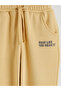 Yellow Elastic Waist Boys Jogger Sweatpants 2-Piece Set - 6