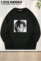 Unisex Attack on Titan Eren Yeager Titan Transformation Anime 2 Printed Oversized Crewneck Sweatshirt