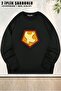 سويت شيرت Unisex Peacemaker Emblem مطبوع قصة فضفاضة برقبة دائرية