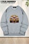 Unisex Photographer Landscape Printed Oversized Crew Neck Sweatshirt