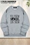 Unisex Game of Thrones, You Know Nothing Jon Snow Printed Oversized Crew Neck Sweatshirt
